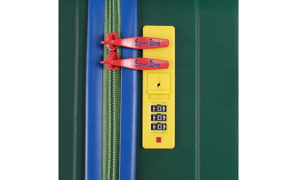 Валіза Semi Line 20" T580 - S (Dark Green), 41 л, Об'єм: 41, Колір виробника: Dark Green, зображення 7