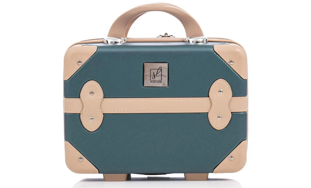 Бьюті-кейс Semi Line 10 (Green-Navy), 10 л, Об'єм: 10, Колір виробника: Green-Navy, зображення 2