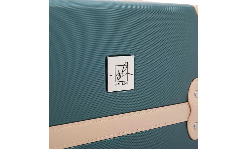 Бьюті-кейс Semi Line 10 (Green-Navy), 10 л, Об'єм: 10, Колір виробника: Green-Navy, зображення 6