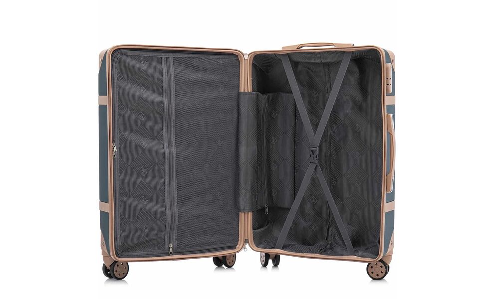 Валіза Semi Line 20" T5838 - S, 34 л, Об'єм: 34, Колір виробника: Green-Navy, зображення 6