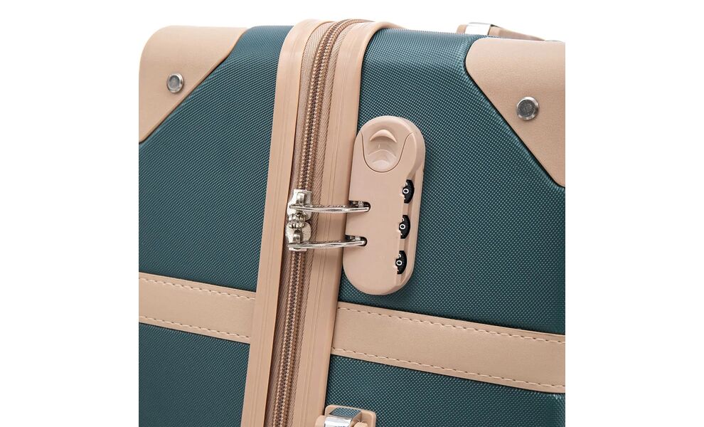 Валіза Semi Line 20" T5838 - S, 34 л, Об'єм: 34, Колір виробника: Green-Navy, зображення 7