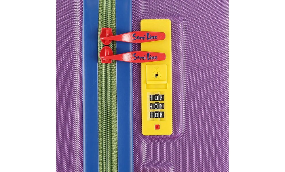 Валіза Semi Line 20" T584 - S (Purple), 38,5 л, Об'єм: 38,5, Колір виробника: Purple, зображення 7