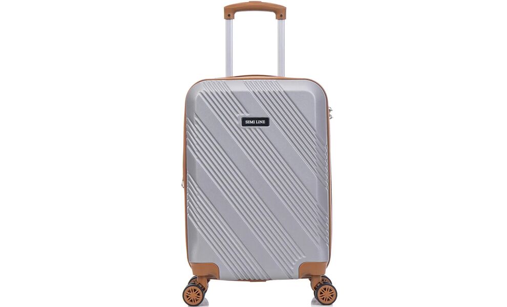 Валіза Semi Line 20" T584 - S (Light Grey), 39 л, Об'єм: 39-54, Колір виробника: Light Grey, зображення 2
