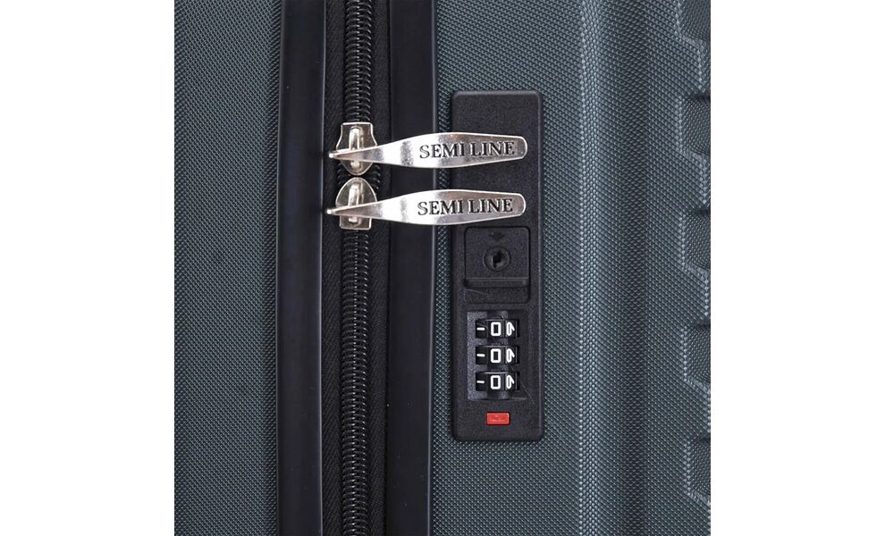 Валіза Semi Line 20" T586 - S (Navy-Green), 42 л, Об'єм: 42, Колір виробника: Navy-Green, зображення 7