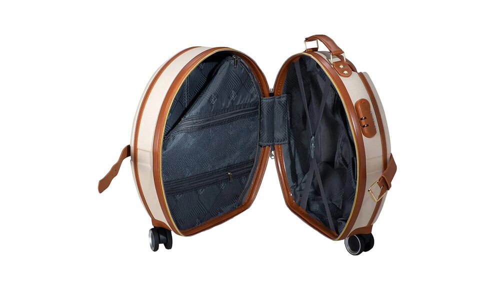 Валіза Semi Line 24" T567 - M (Ecru/Brown), 49 л, Об'єм: 49, Колір виробника: Ecru/Brown, зображення 6