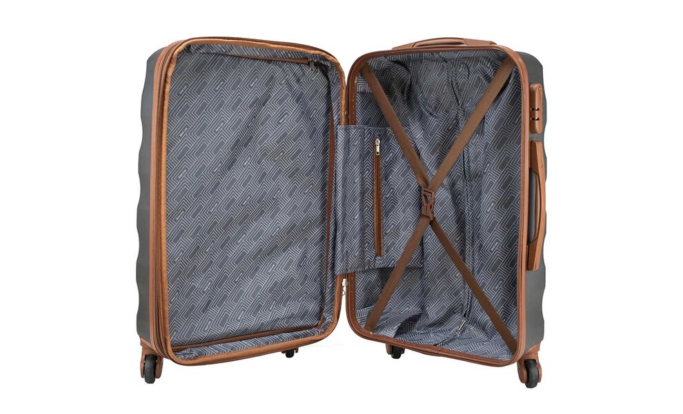 Валіза Semi Line 24" T570 - M (Graphite), 66 л, Об'єм: 66-76, Колір виробника: Graphite, зображення 6