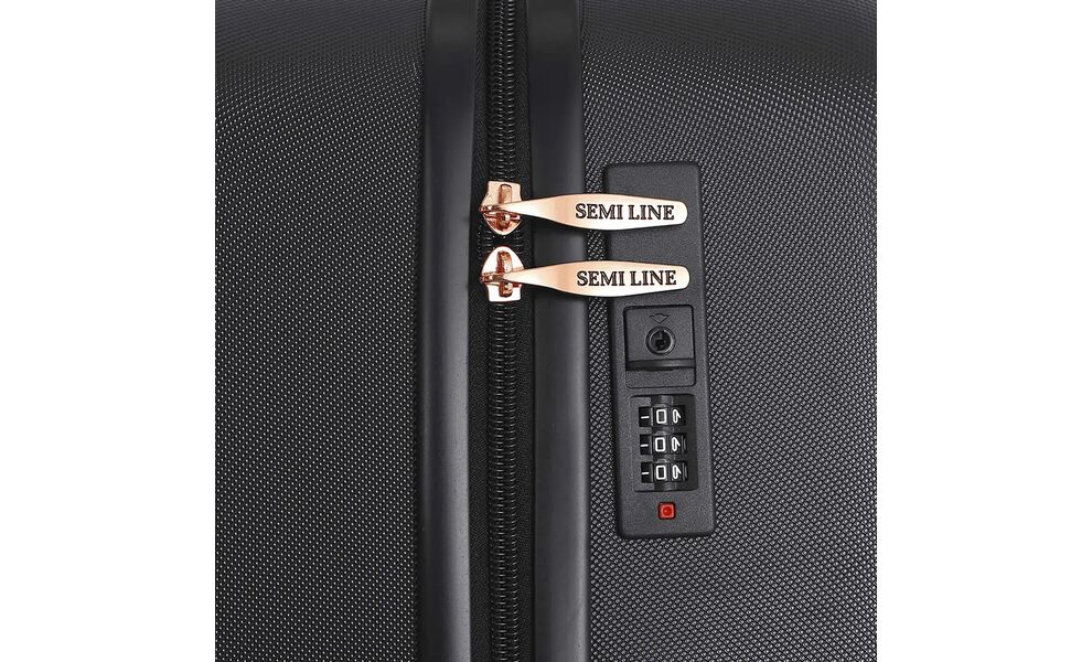 Валіза Semi Line 24" T571 - M (Black), 68 л, Об'єм: 68, Колір виробника: Black, зображення 7