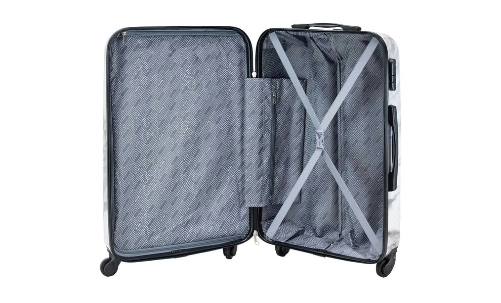 Валіза Semi Line 28" T573 - L (White Marble), 96 л, Об'єм: 96, Колір виробника: White Marble, зображення 6