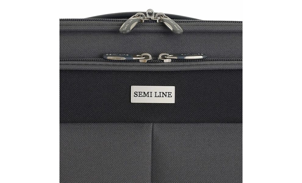 Валіза Semi Line 28" T575 - L (Grey/Orange Lines), 75 л, Об'єм: 75, Колір виробника: Grey/Orange Lines, зображення 8