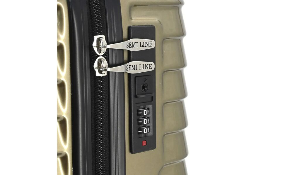 Валіза Semi Line 24" T576 - M (Gold), 64 л, Об'єм: 64, Колір виробника: Gold, зображення 7