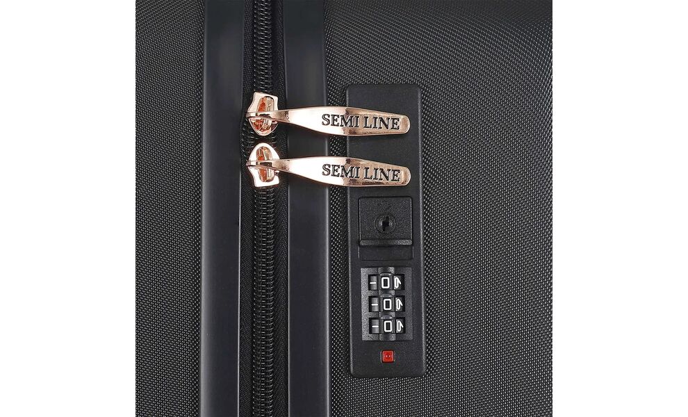 Валіза Semi Line 24" T578 - M (Black), 61 л, Об'єм: 61, Колір виробника: Black, зображення 7