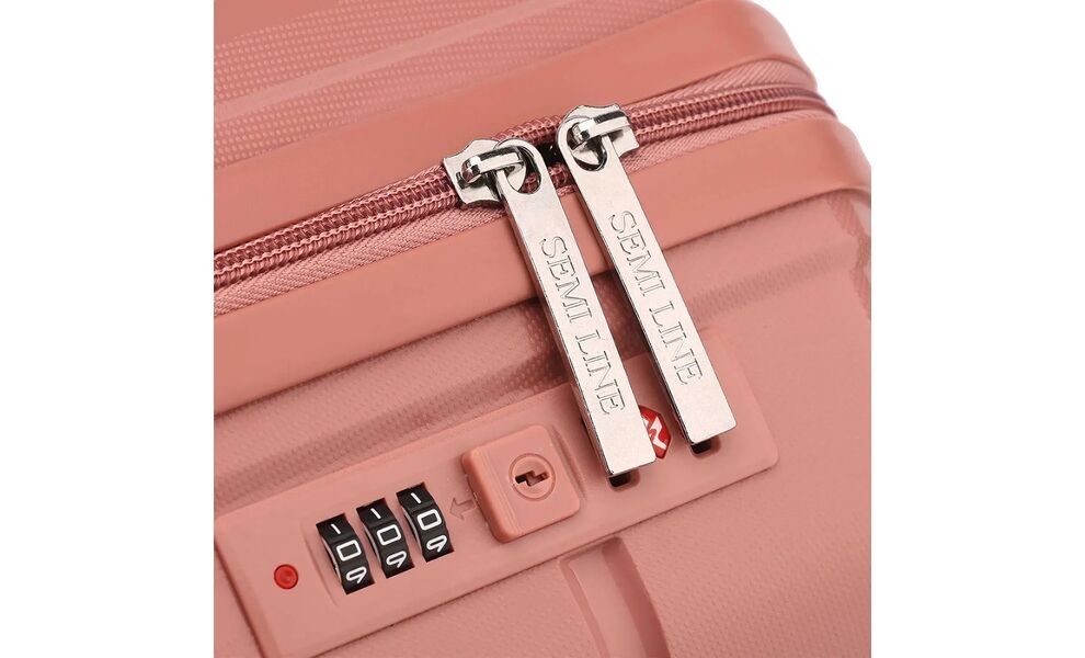 Валіза Semi Line 24" T583 - M (Rose Gold), 63 л, Об'єм: 63, Колір виробника: Rose Gold, зображення 7