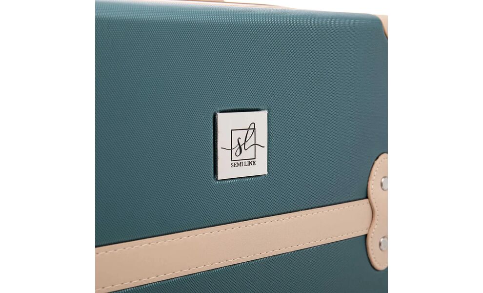 Валіза Semi Line 28" T5838 - L (Green-Navy), 87 л, Об'єм: 87, Колір виробника: Green-Navy, зображення 10