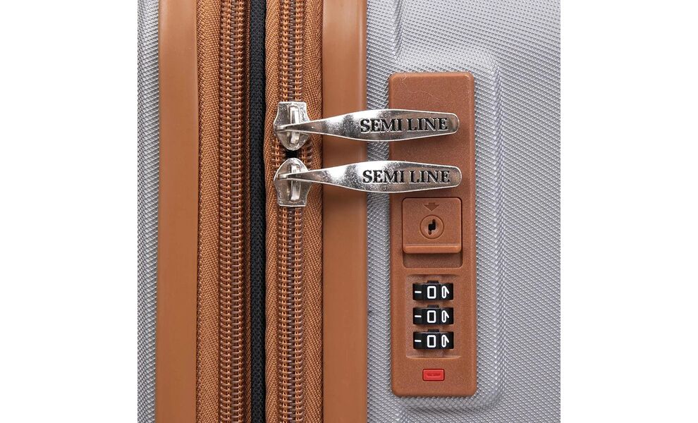 Валіза Semi Line 24" T584 - M (Light Grey), 69 л, Об'єм: 69-82, Колір виробника: Light Grey, зображення 7