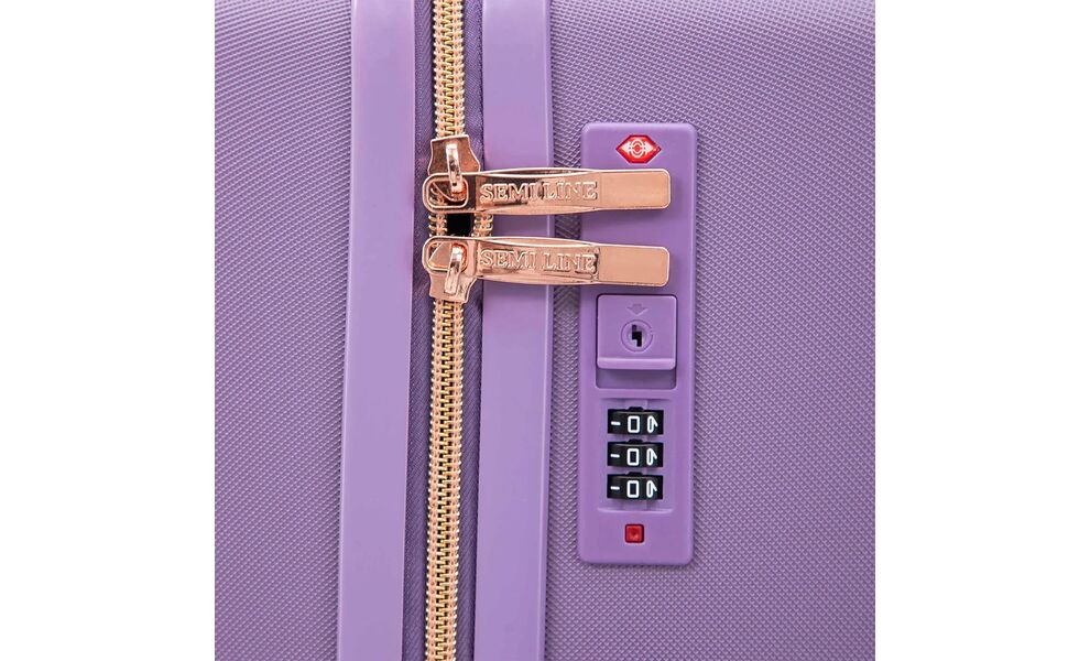 Валіза Semi Line 24" T591 - M (Purple), 60 л, Об'єм: 60, Колір виробника: Purple, зображення 7