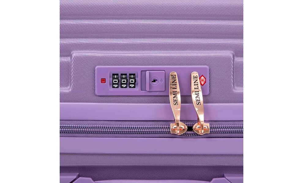 Валіза Semi Line 24" T591 - M (Purple), 60 л, Об'єм: 60, Колір виробника: Purple, зображення 7
