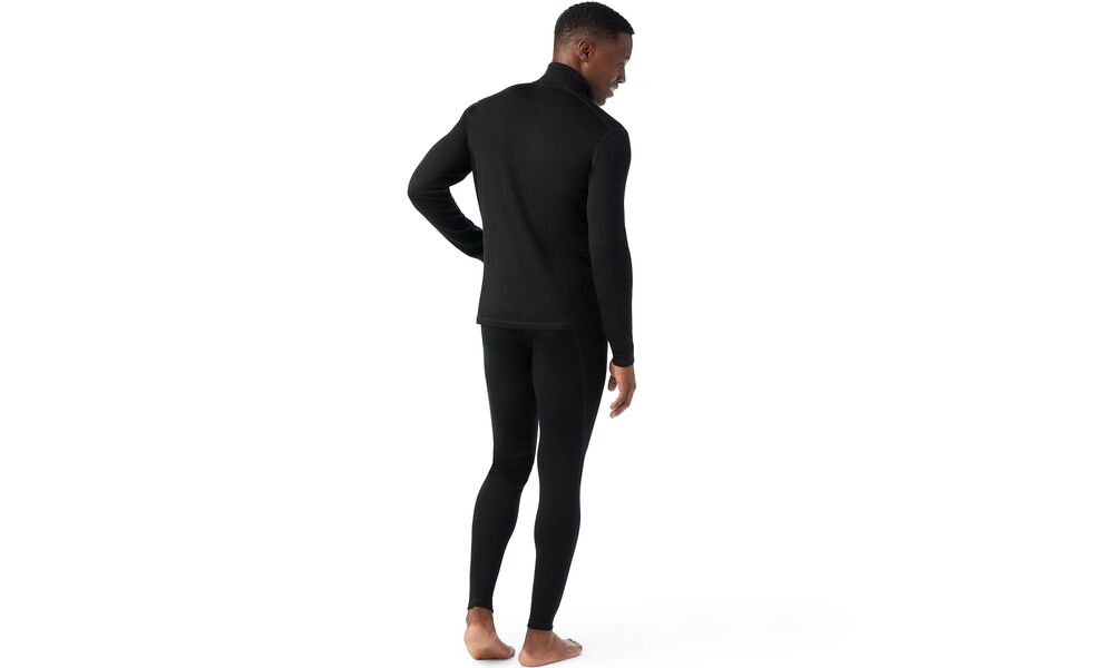 Термокофта чоловіча SmartWool Classic Thermal Merino Base Layer 1/4 Zip - SW002822 (001/Black), Колір виробника: 001/Black, Розмір виробника: L, зображення 3