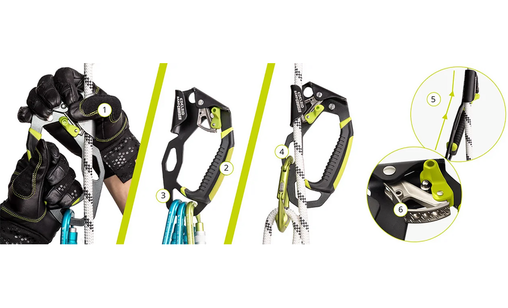 Жумар Edelrid Hand Cruiser (Night), правий, Хват руки: правий, Колір виробника: Night, зображення 3