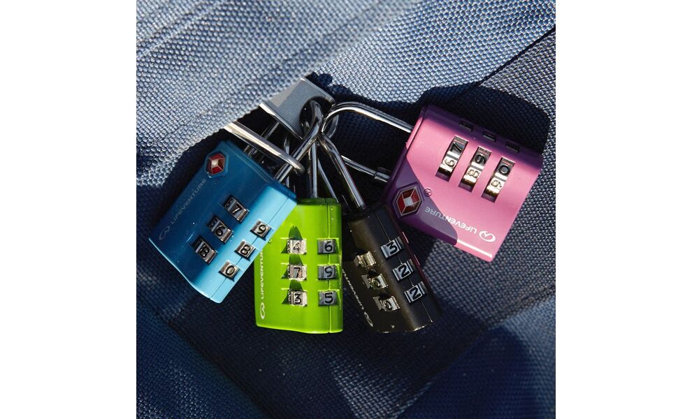 Замок Lifeventure TSA Combi Lock (Black), Колір виробника: Black, зображення 6