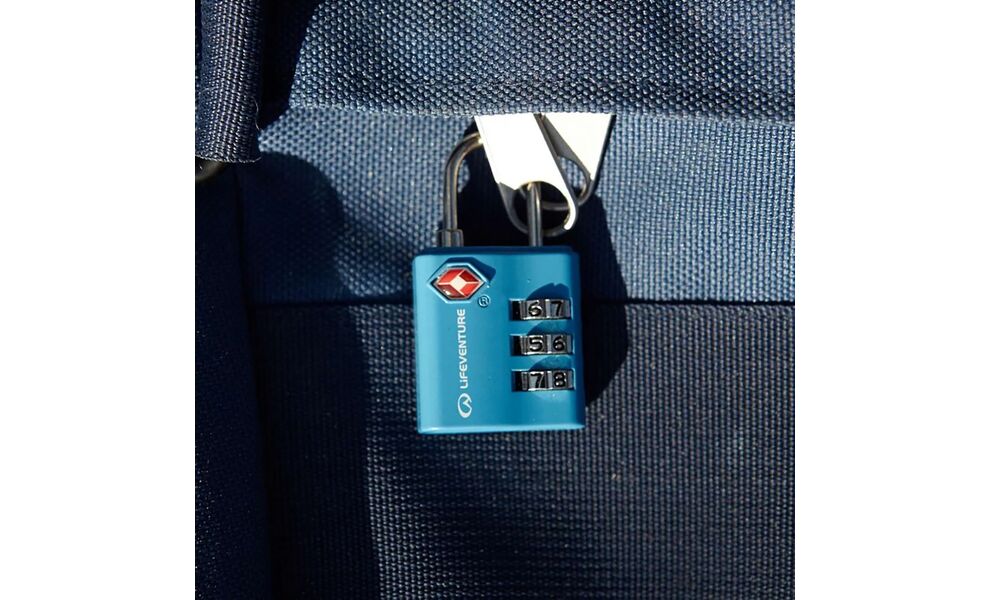 Замок Lifeventure TSA Combi Lock (Blue), Колір виробника: Blue, зображення 4