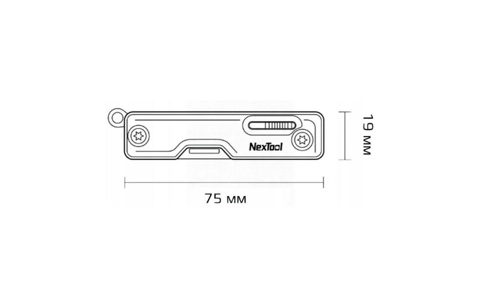 Міні-мультитул NexTool Multi Functional Knife (Blue) - 11 функцій, Колір рукоятки: Blue, зображення 4