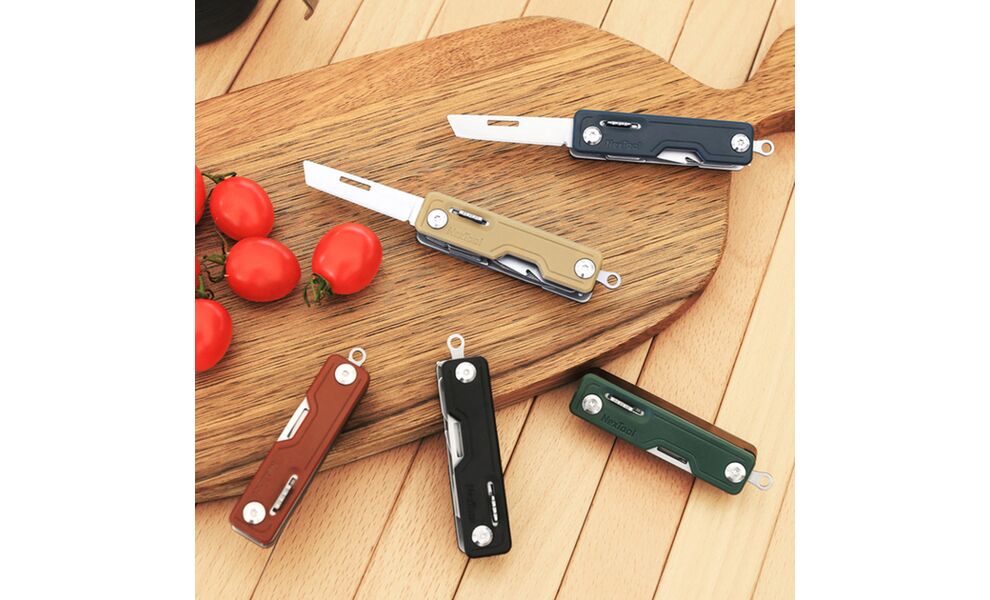 Міні-мультитул NexTool Multi Functional Knife (Blue) - 11 функцій, Колір рукоятки: Blue, зображення 15