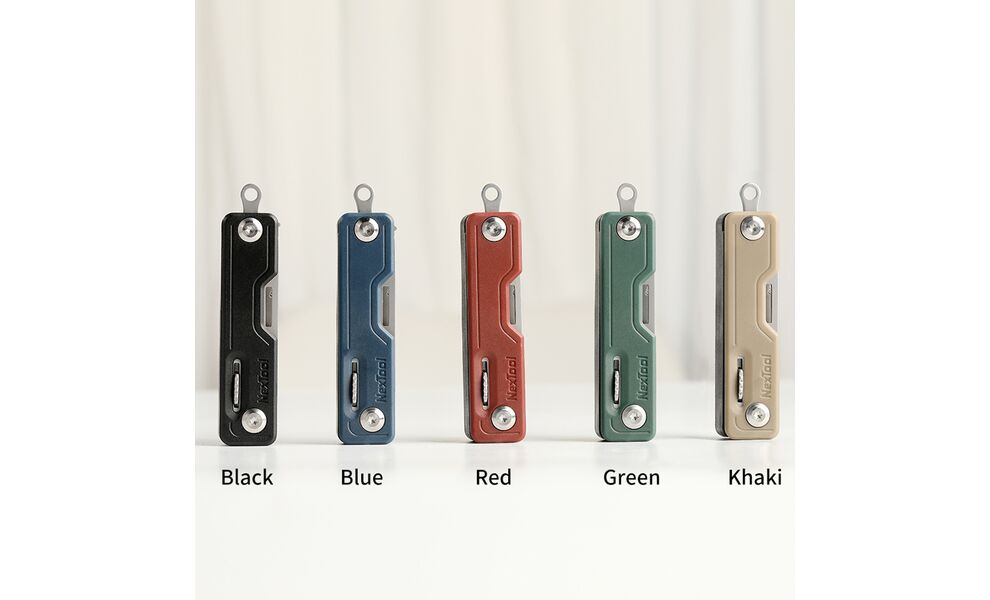Міні-мультитул NexTool Multi Functional Knife (Khaki) - 11 функцій, Колір рукоятки: Khaki, зображення 11