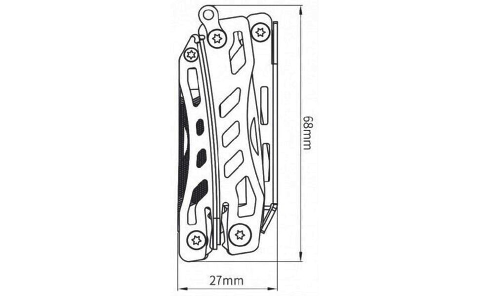 Мультитул з чохлом NexTool Flagship Pro (Red) - 16 функцій, Колір рукоятки: Red, зображення 4