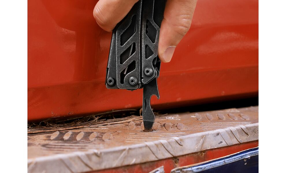 Мультитул з чохлом NexTool Flagship Pro (Black) - 16 функцій, Колір рукоятки: Black, зображення 20