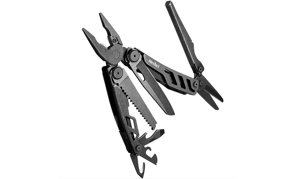 Мультитул з чохлом NexTool Flagship Pro (Black) - 16 функцій, Колір рукоятки: Black, зображення 5