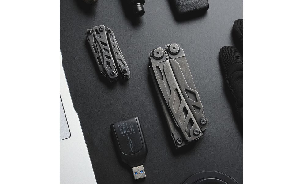 Мультитул з чохлом NexTool Flagship Pro (Black) - 16 функцій, Колір рукоятки: Black, зображення 13