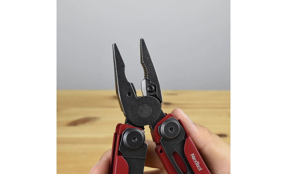 Мультитул з чохлом NexTool Flagship Pro (Red) - 16 функцій, Колір рукоятки: Red, зображення 11
