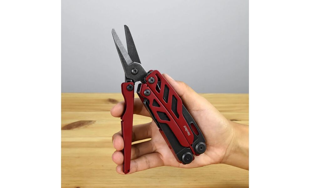 Мультитул з чохлом NexTool Flagship Pro (Red) - 16 функцій, Колір рукоятки: Red, зображення 9