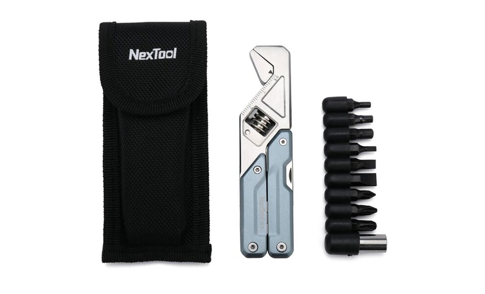 Мультитул-ключ з чохлом та бітами NexTool Light Wrench W2 - 8 функцій, зображення 7