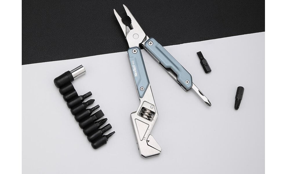 Мультитул-ключ з чохлом та бітами NexTool Light Wrench W2 - 8 функцій, зображення 12