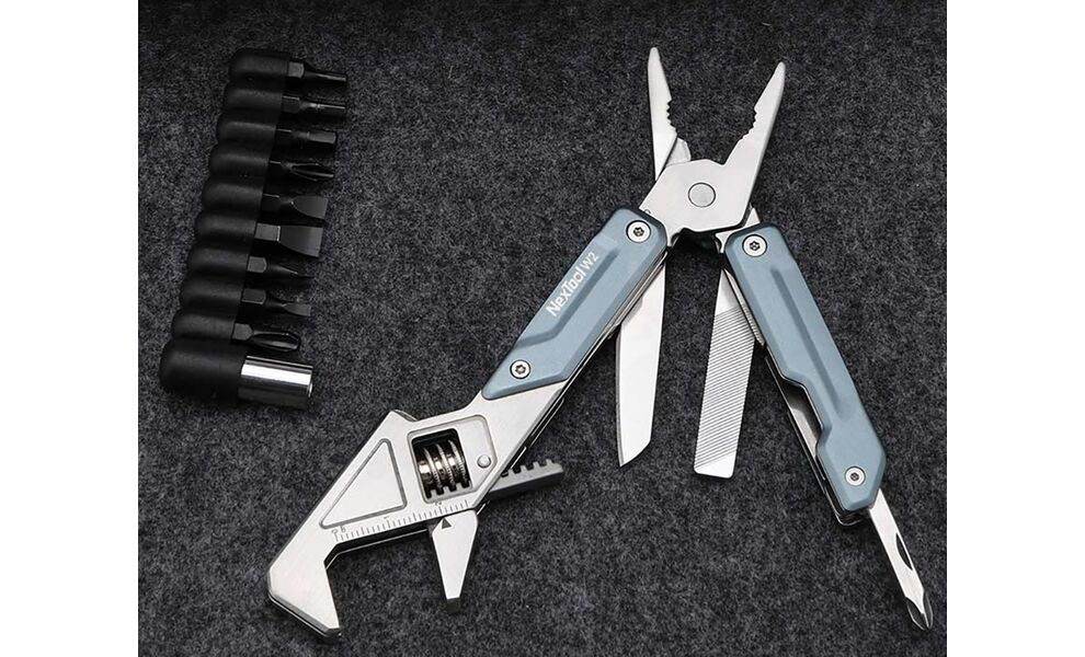 Мультитул-ключ з чохлом та бітами NexTool Light Wrench W2 - 8 функцій, зображення 13