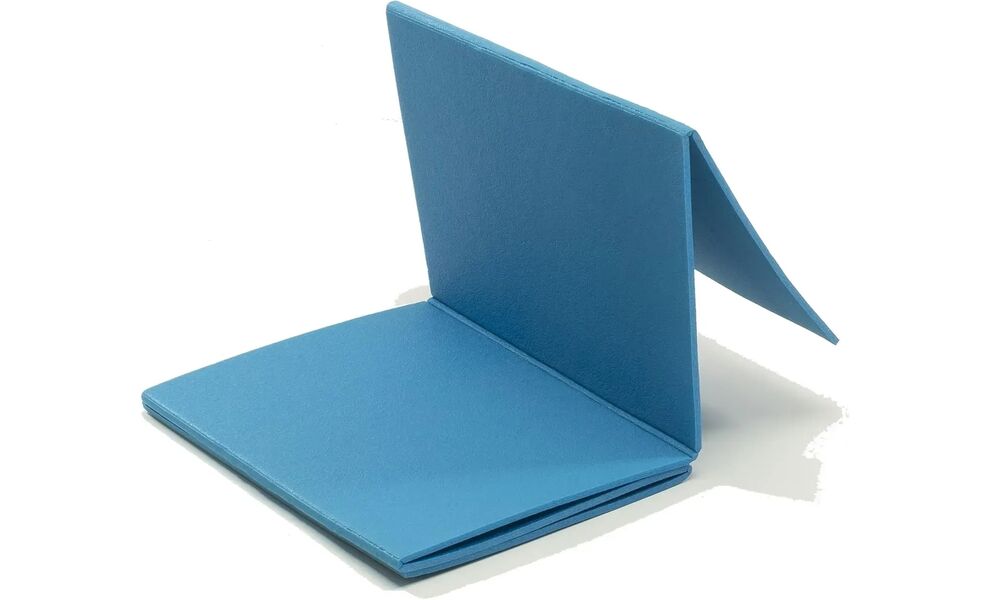 Килимок спортивний складний Toorx Foldable 5-section, 175х50х0,8 см, Колір виробника: Azzurro, зображення 2