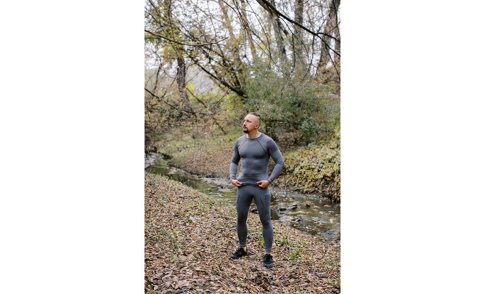 Комплект чоловічої термобілизни Tramp Active (Grey), Колір виробника: Grey, Розмір виробника: 2XL, зображення 2