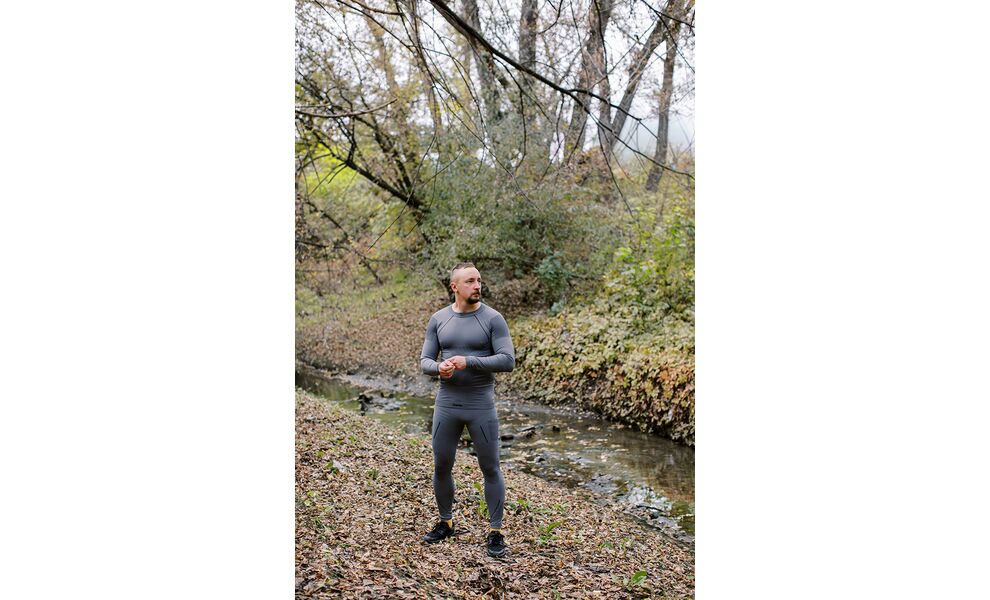 Комплект чоловічої термобілизни Tramp Active (Grey), Колір виробника: Grey, Розмір виробника: 2XL, зображення 3