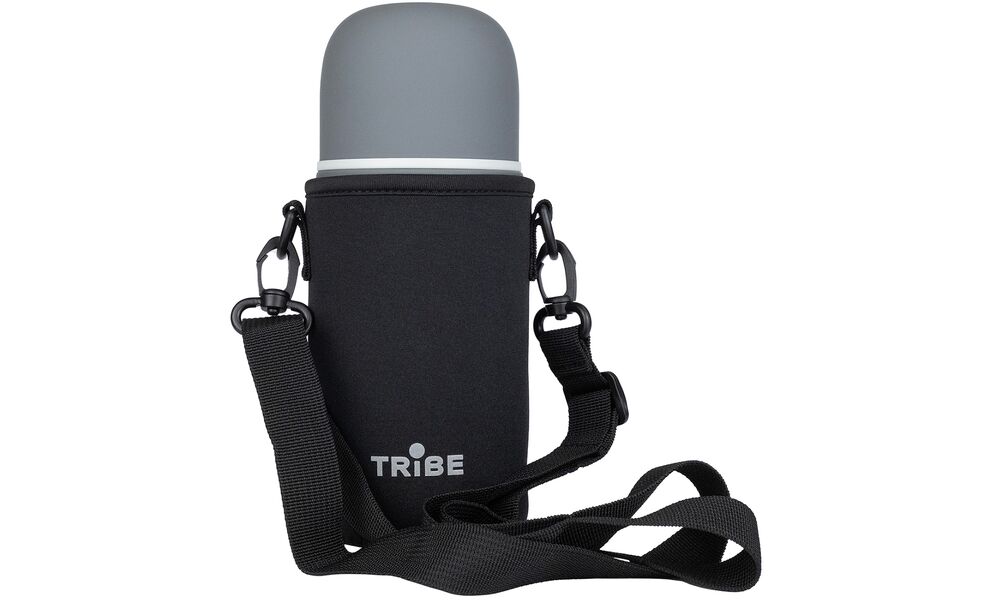 Чохол Tribe Neoprene Cover для термоса Tramp Soft Touch на 1 л, Тип розміру: для 1 л, Колір: Black, зображення 3