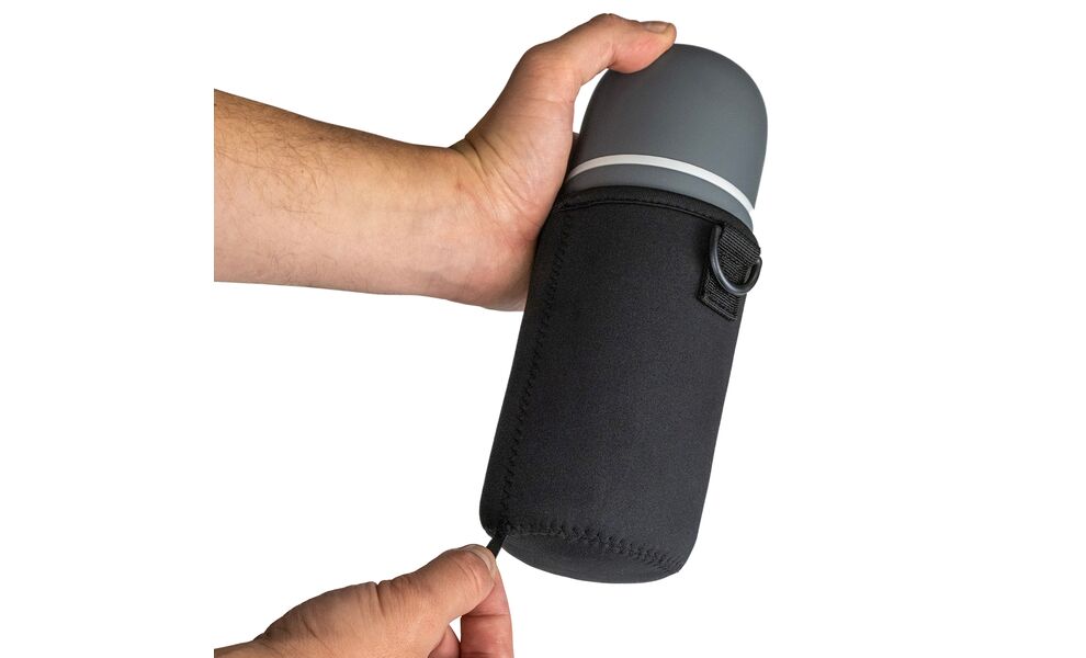 Чохол Tribe Neoprene Cover для термоса Tramp Soft Touch на 0,75 л, Тип розміру: для 0,75 л, Колір: Black, зображення 6