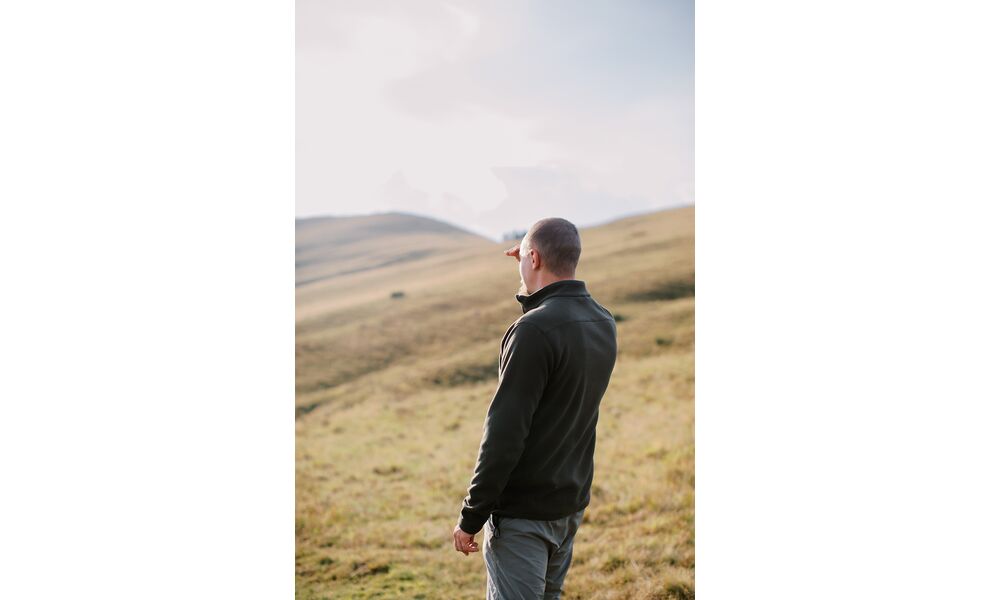 Фліска чоловіча Tribe Fleece Jacket Full Zip (Olive), Колір виробника: Olive, Розмір: 54, зображення 12