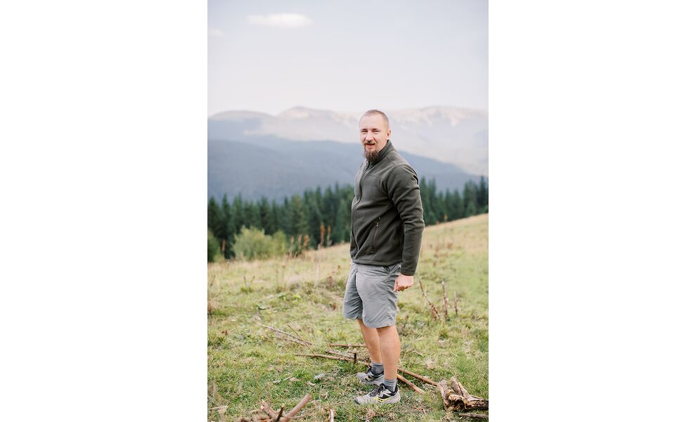 Фліска чоловіча Tribe Fleece Jacket Full Zip (Olive), Колір виробника: Olive, Розмір: 54, зображення 4