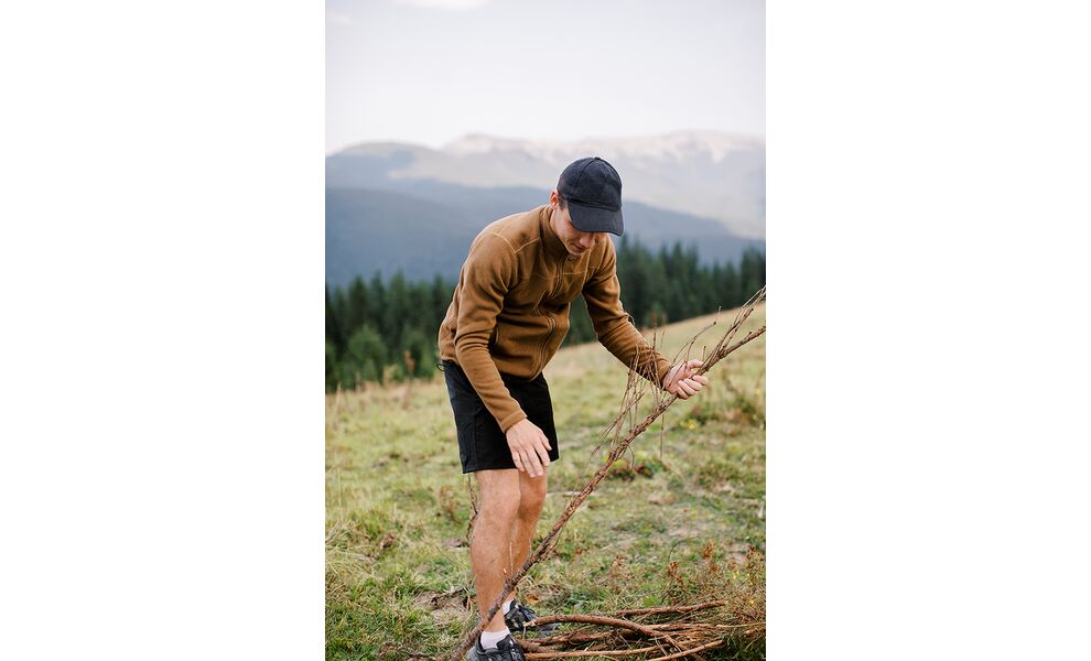 Фліска чоловіча Tribe Fleece Jacket Full Zip (Sand), Колір виробника: Sand, Розмір: 54, зображення 2