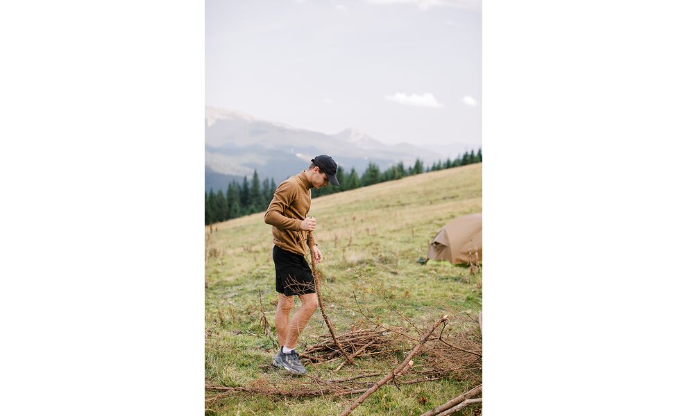 Фліска чоловіча Tribe Fleece Jacket Full Zip (Sand), Колір виробника: Sand, Розмір: 54, зображення 4