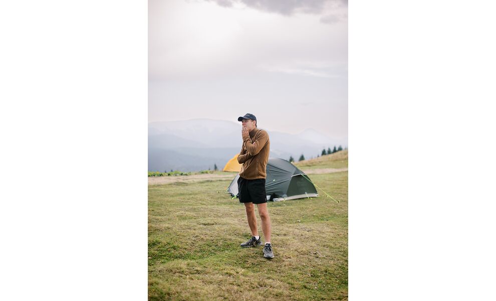 Фліска чоловіча Tribe Fleece Jacket Full Zip (Sand), Колір виробника: Sand, Розмір: 58, зображення 7