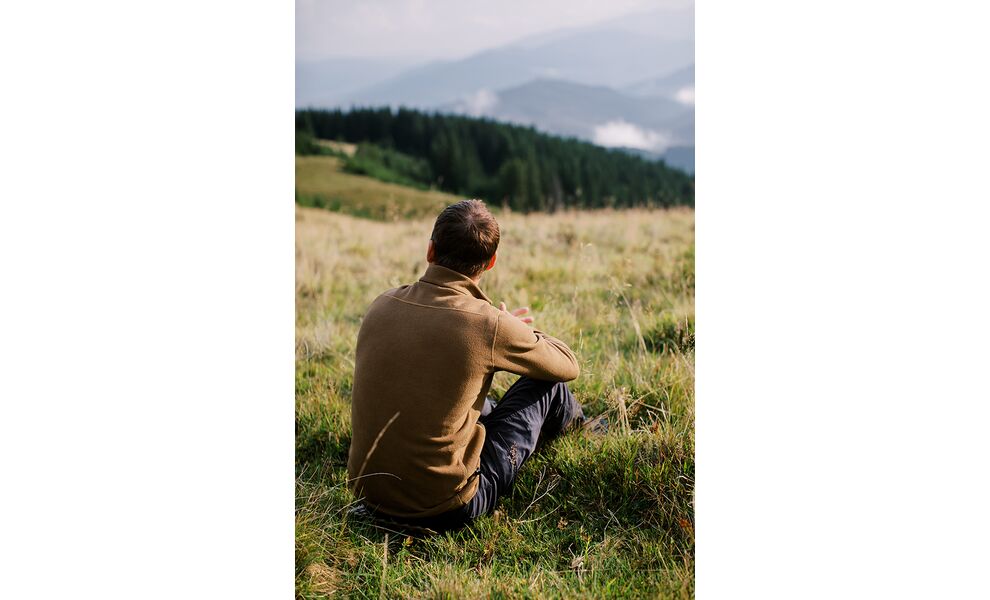 Фліска чоловіча Tribe Fleece Jacket Full Zip (Sand), Колір виробника: Sand, Розмір: 54, зображення 8