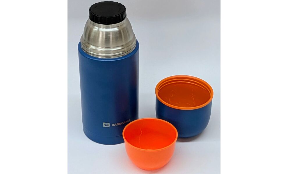 Термос для чаю/кави BaseCamp Vacuum Thermos (Blue) на 750 мл, Об'єм: 750, Колір: Blue, зображення 2