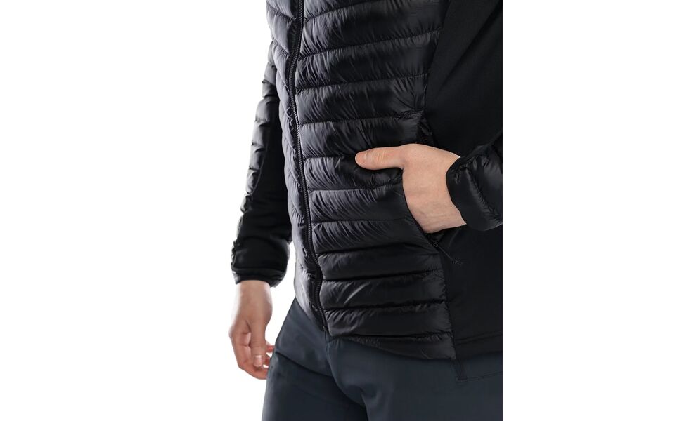 Лайнер чоловічий Rab Cirrus Flex Hoody (Black), Колір виробника: Black, Розмір: L, зображення 10