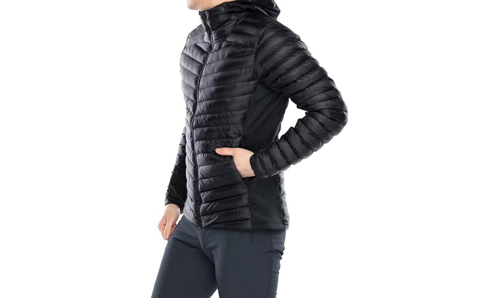 Лайнер чоловічий Rab Cirrus Flex Hoody (Black/Black), Колір виробника: Black/Black, Розмір: L, зображення 4